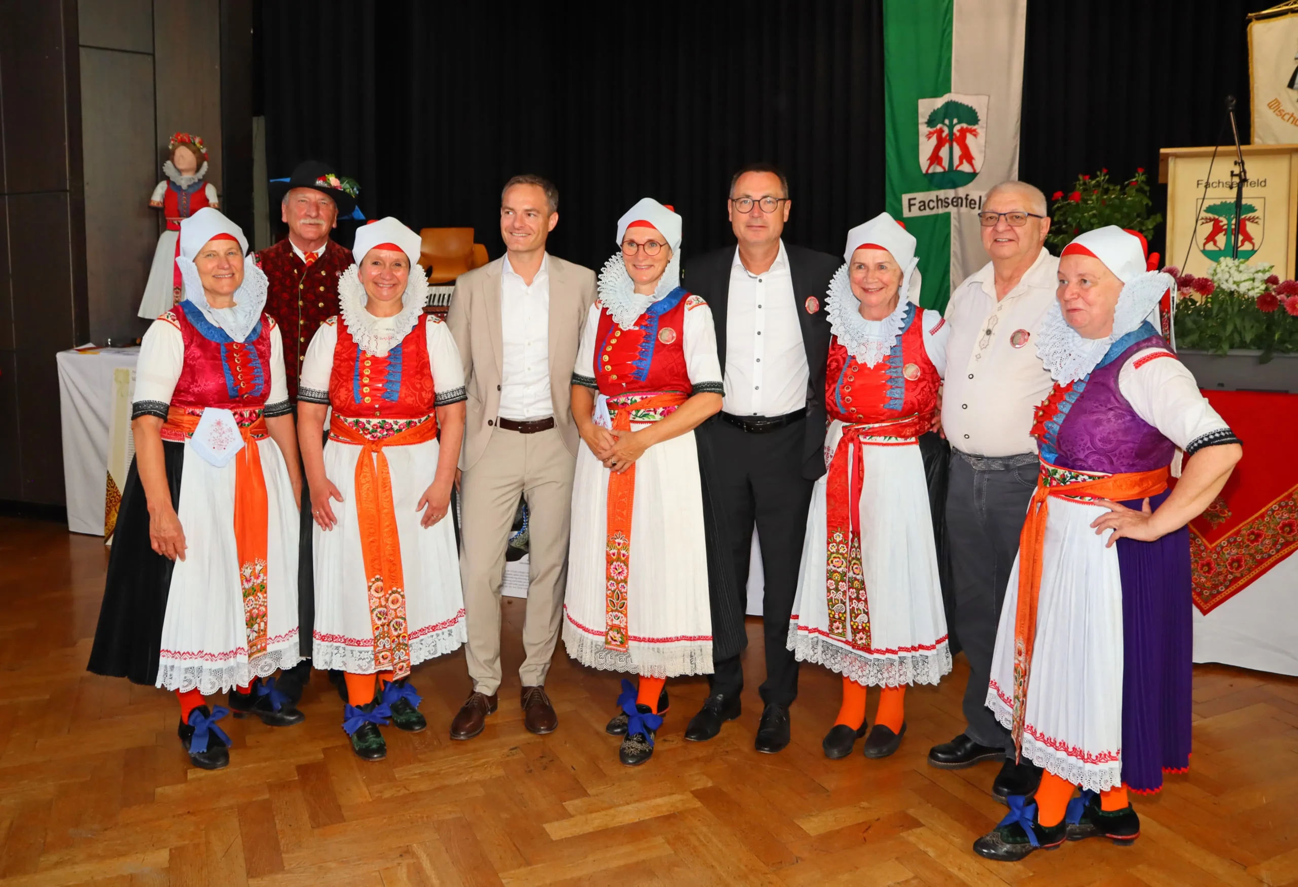 Oberbürgermeister Frederick Brütting begrüßte die Gäste beim 26. Wischauer Heimattreffen in Fachsenfeld. Quelle: Stadt Aalen